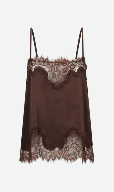 Kat the Label | Olivia Camisole - Espresso sold by Sisters & Co