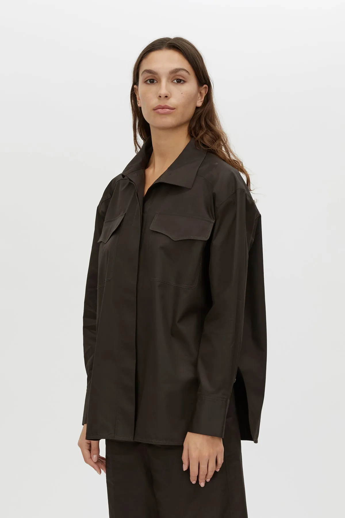 Camilla and Marc | Java Shirt - Espresso sold by Sisters & Co product image thumbnail 2