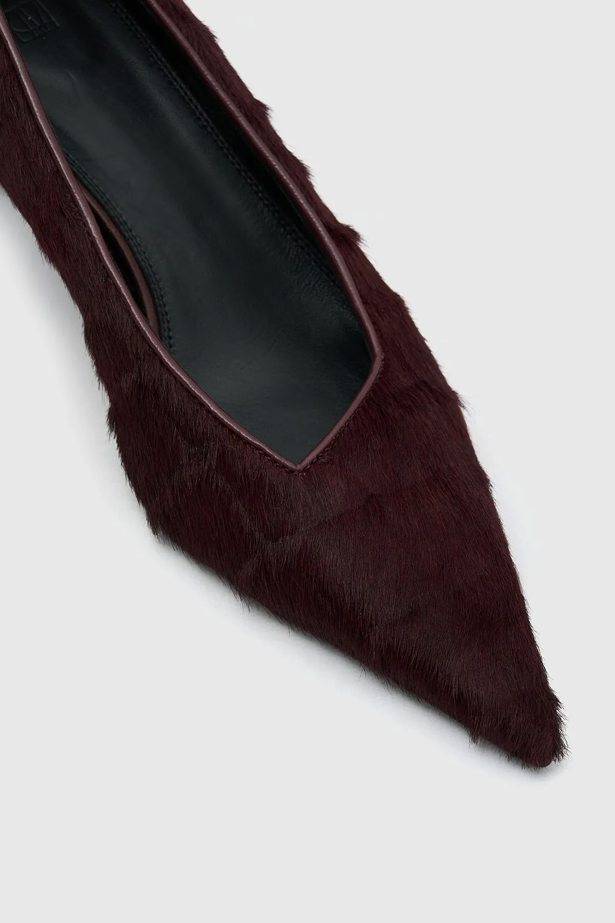 Camilla and Marc | Siri Pony Pump - Burgundy sold by Sisters & Co product image thumbnail 4