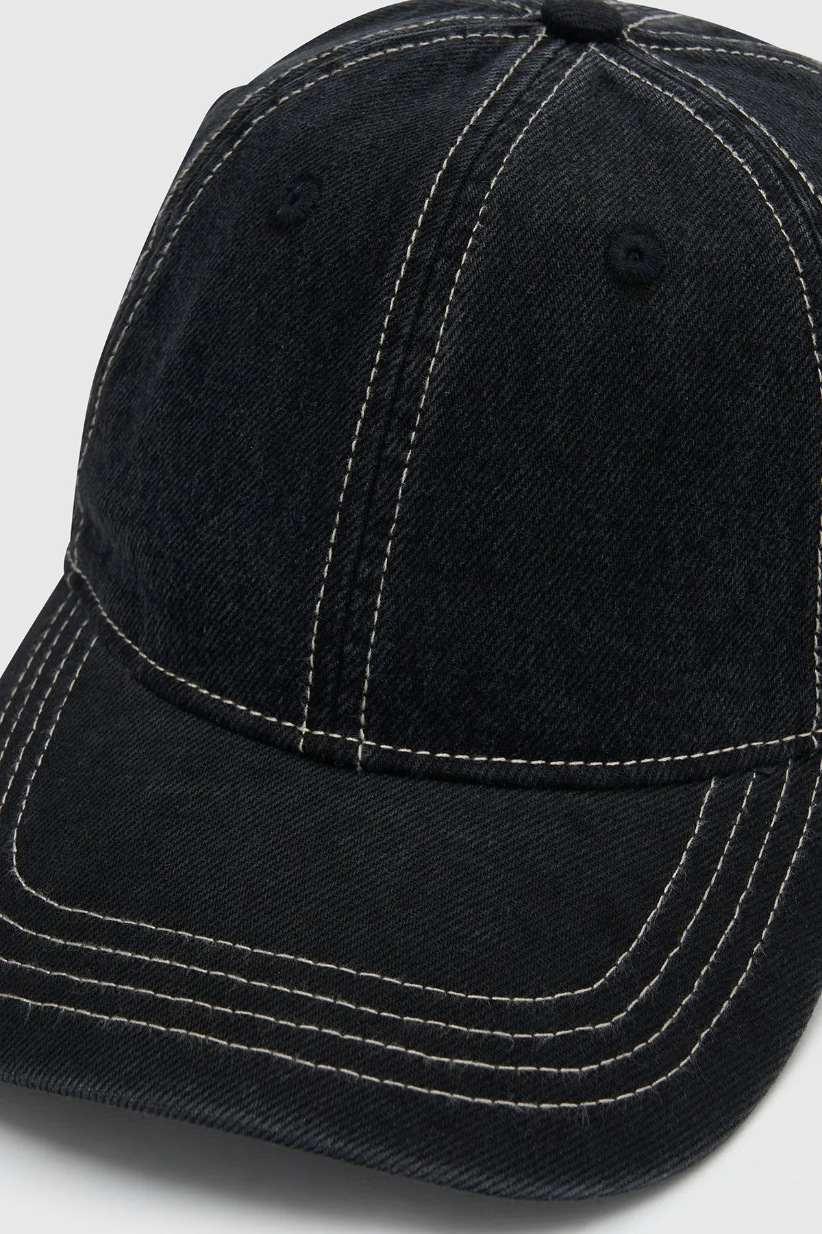 Camilla and Marc | August Cap - Black Denim / White sold by Sisters & Co product image thumbnail 2