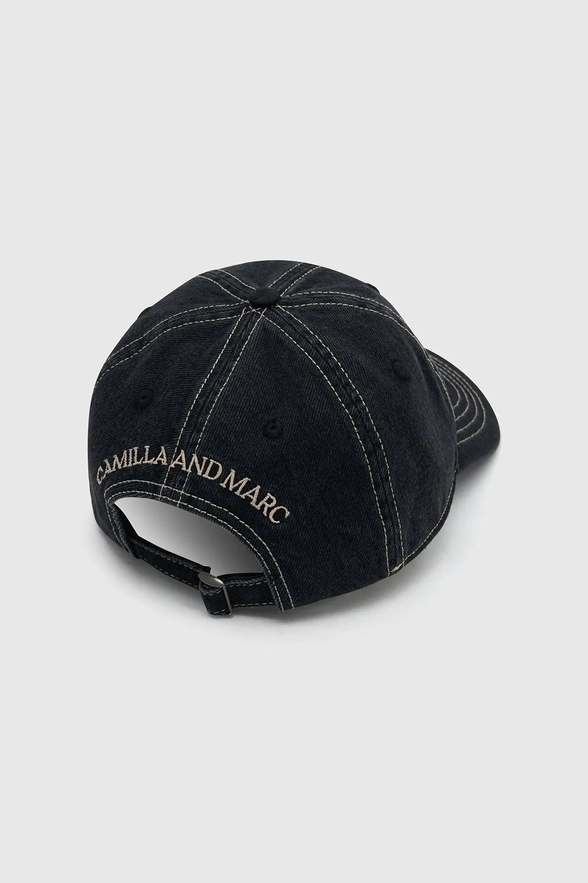 Camilla and Marc | August Cap - Black Denim / White sold by Sisters & Co product image thumbnail 3