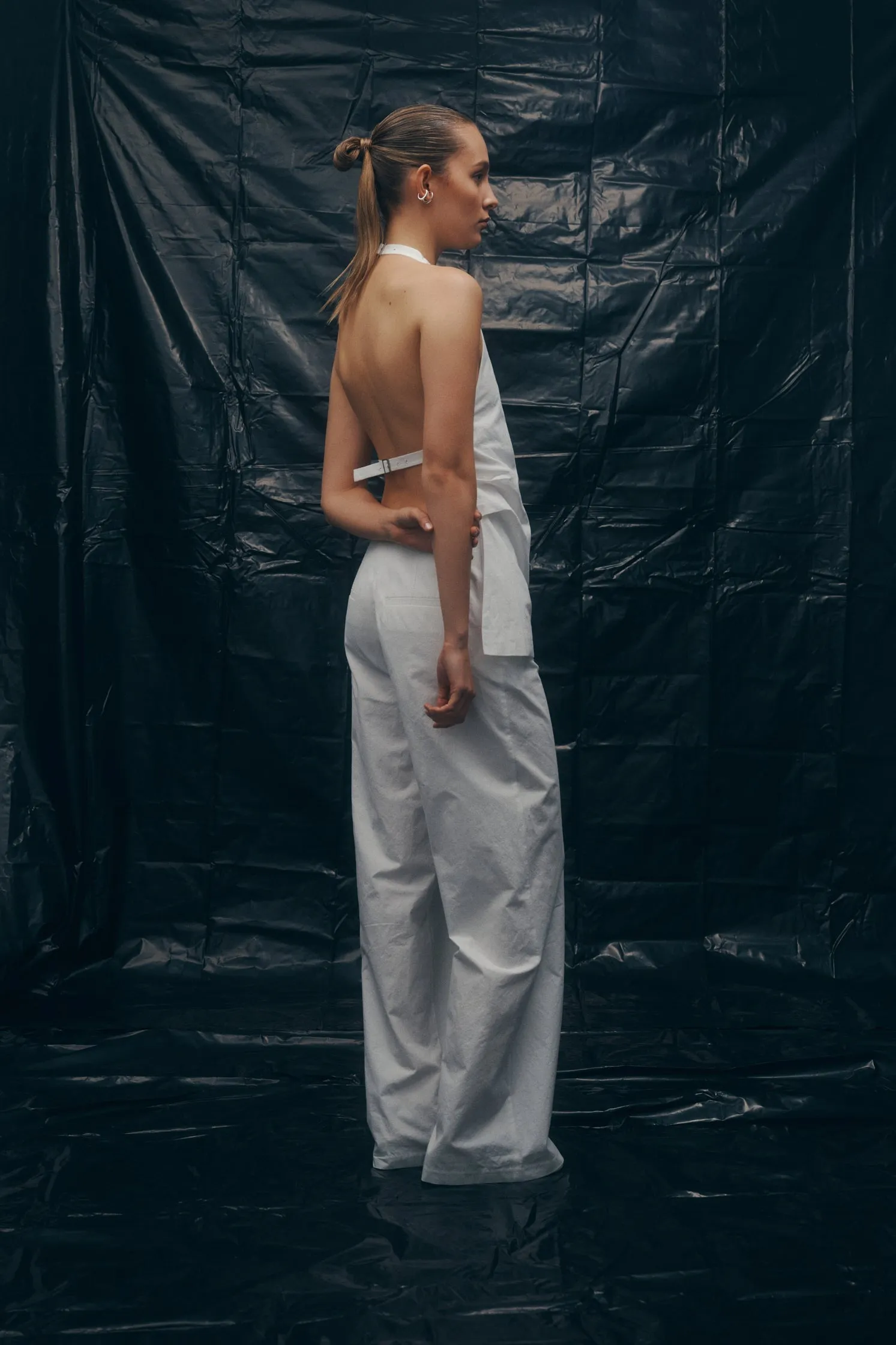 One of Others | Bea Belted Pant - White sold by Sisters & Co product image thumbnail 5