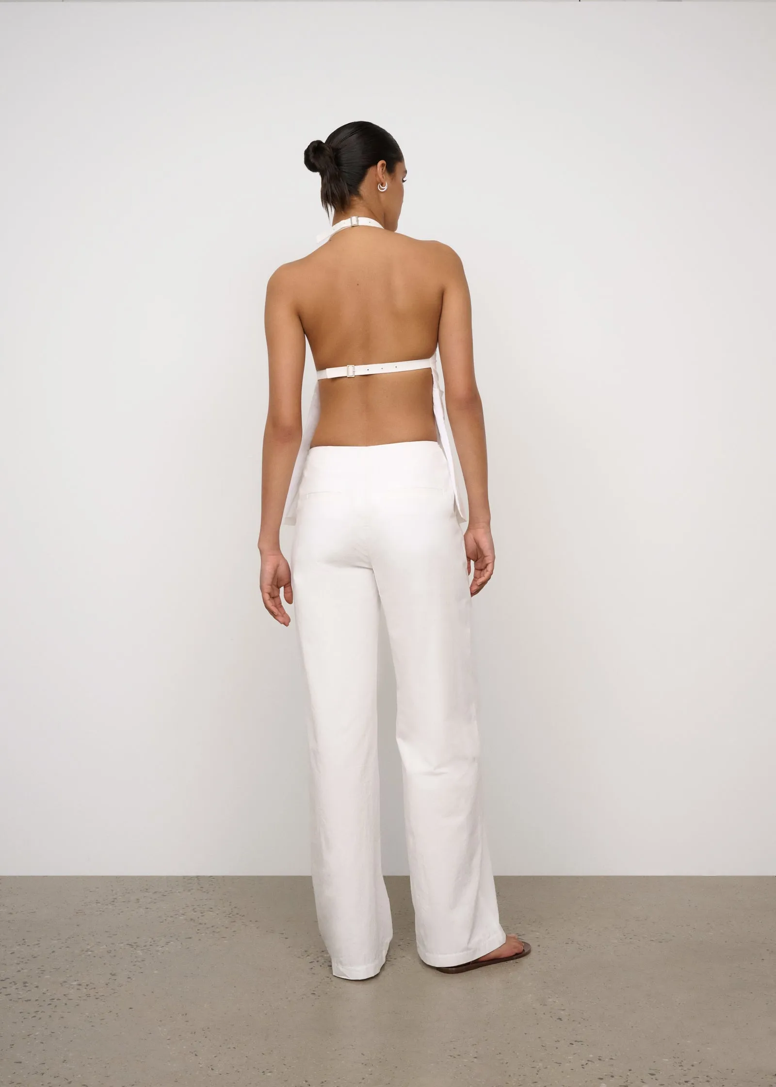 One of Others | Bea Belted Pant - White sold by Sisters & Co product image thumbnail 4