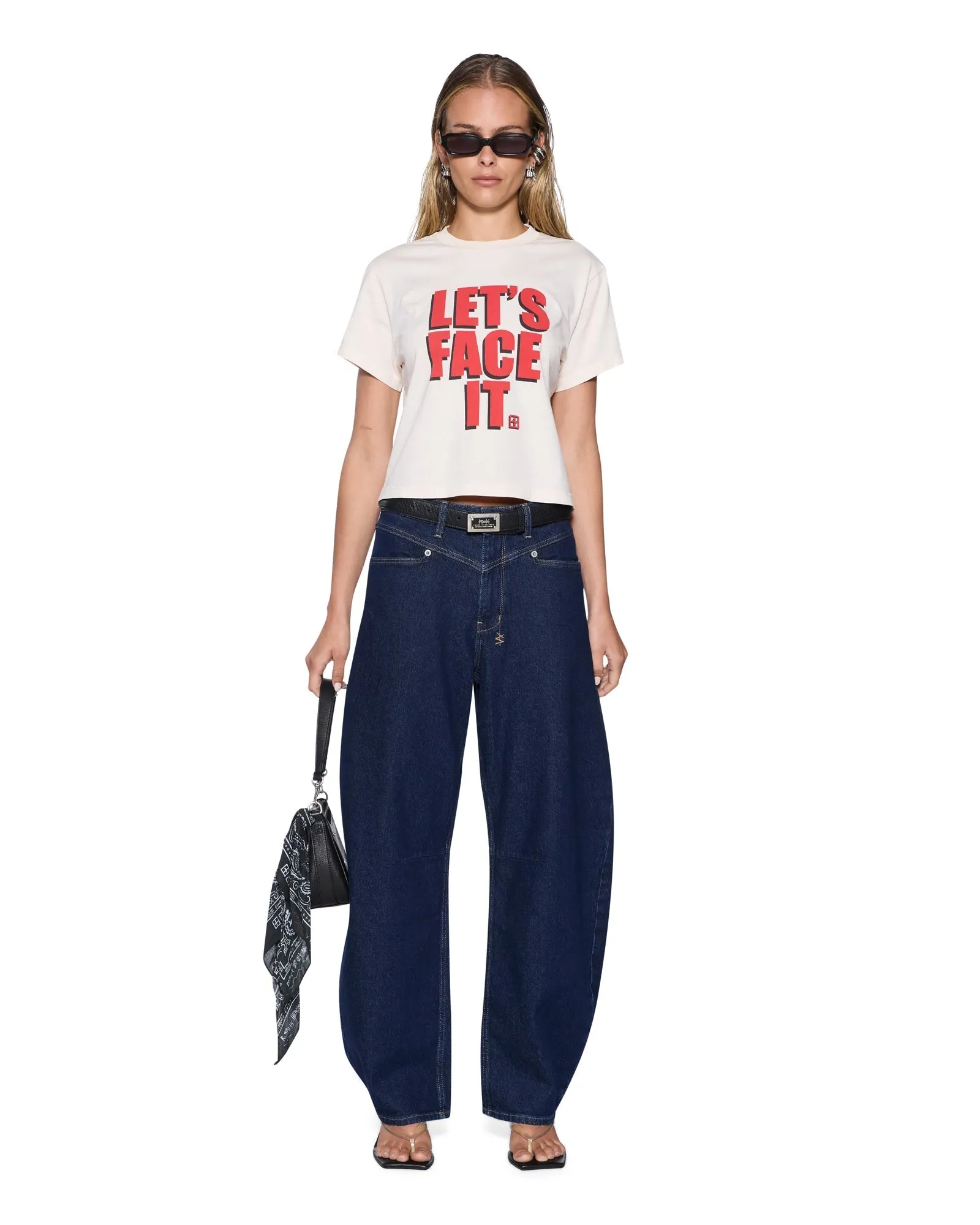 Ksubi | Lets Face It Shrunken Ss Tee - Bone sold by Sisters & Co product image thumbnail 2