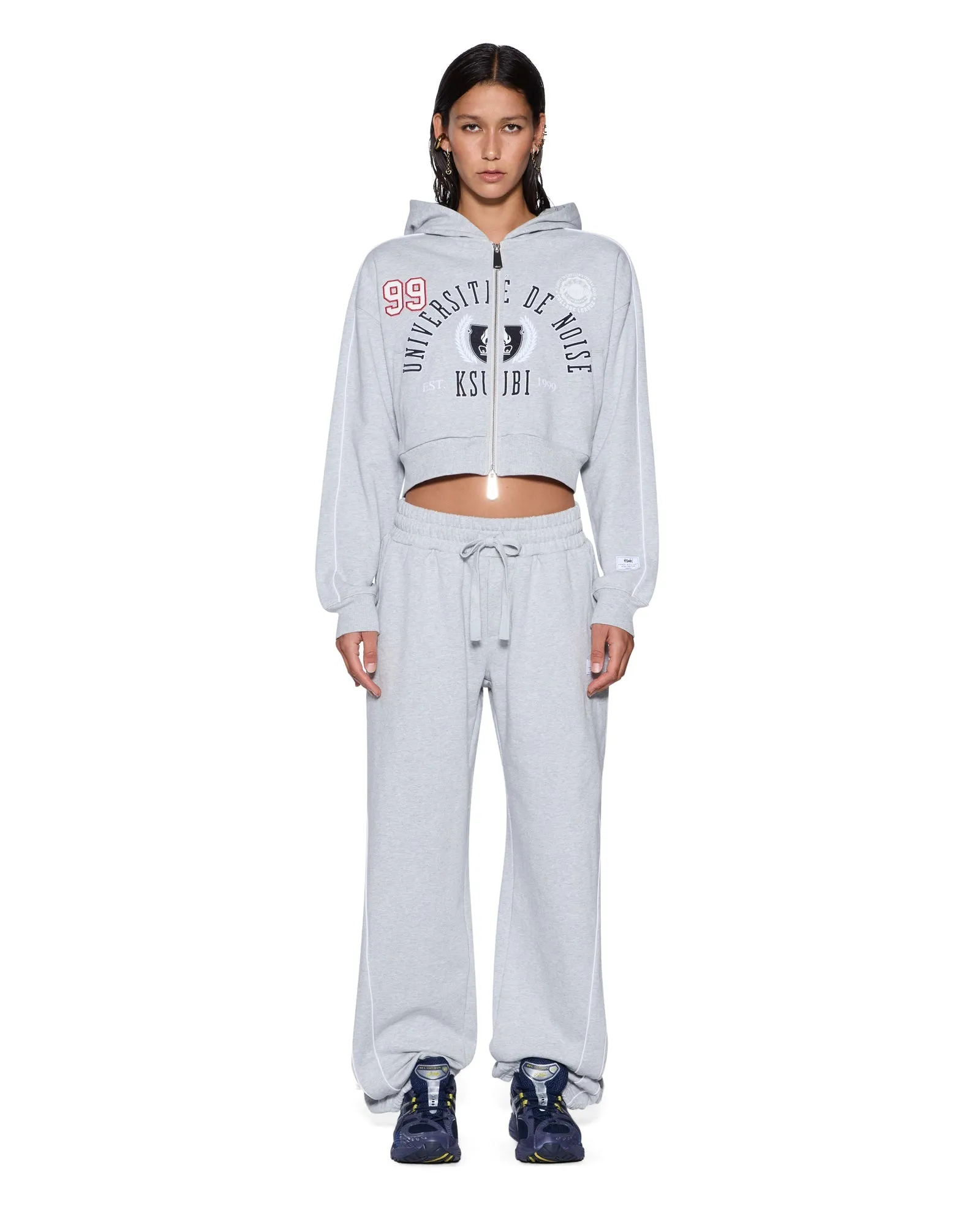 Ksubi | Carter Wide Trakpant - Grey Marle sold by Sisters & Co product image thumbnail 2