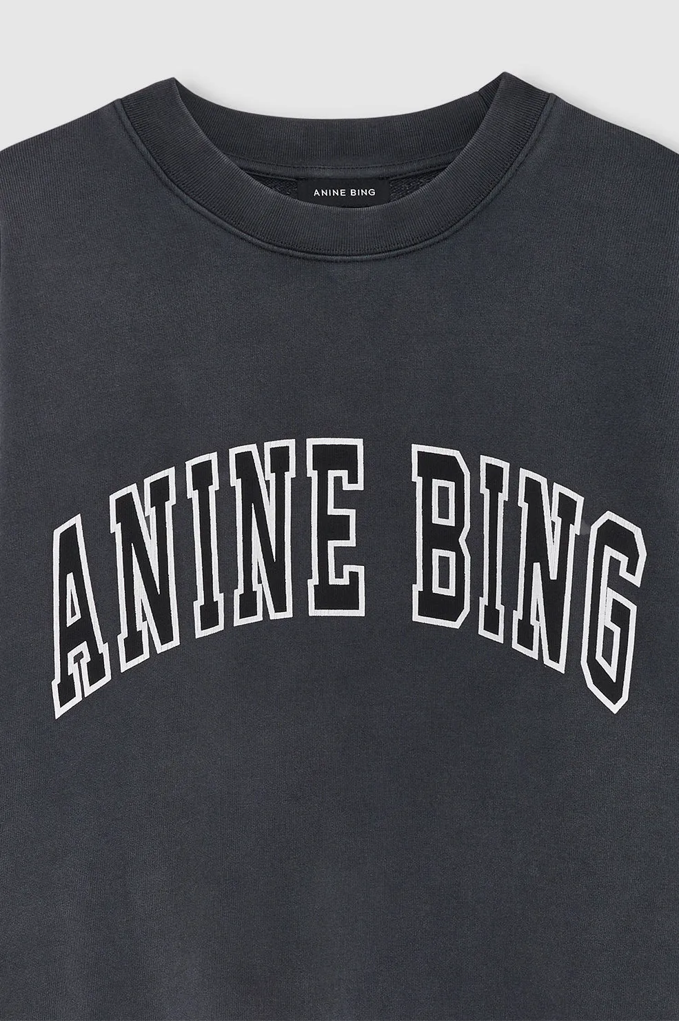 Anine Bing | Miles Sweatshirt New Classic - Washed Black sold by Sisters & Co product image thumbnail 5