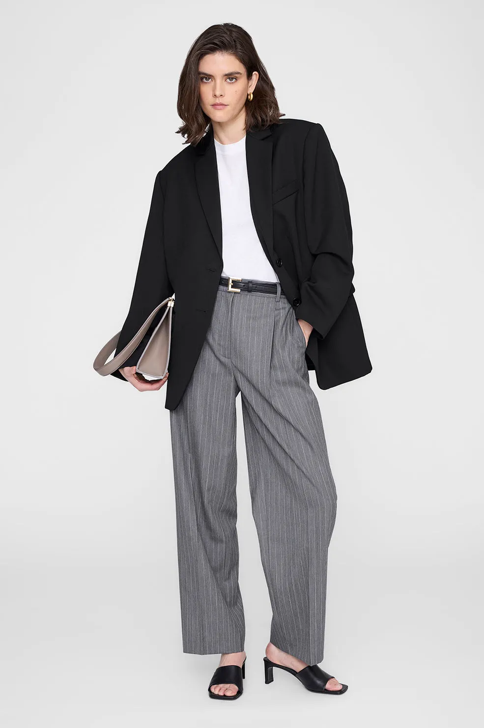 Anine Bing | Jayden Mule Sandals - Black sold by Sisters & Co product image thumbnail 2