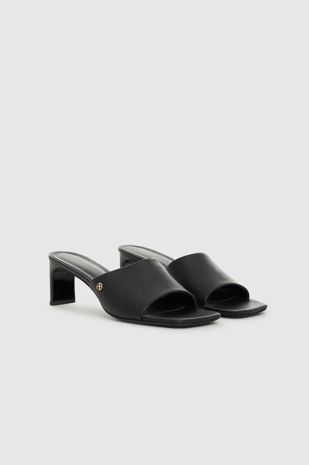 Anine Bing | Jayden Mule Sandals - Black sold by Sisters & Co product image thumbnail 3