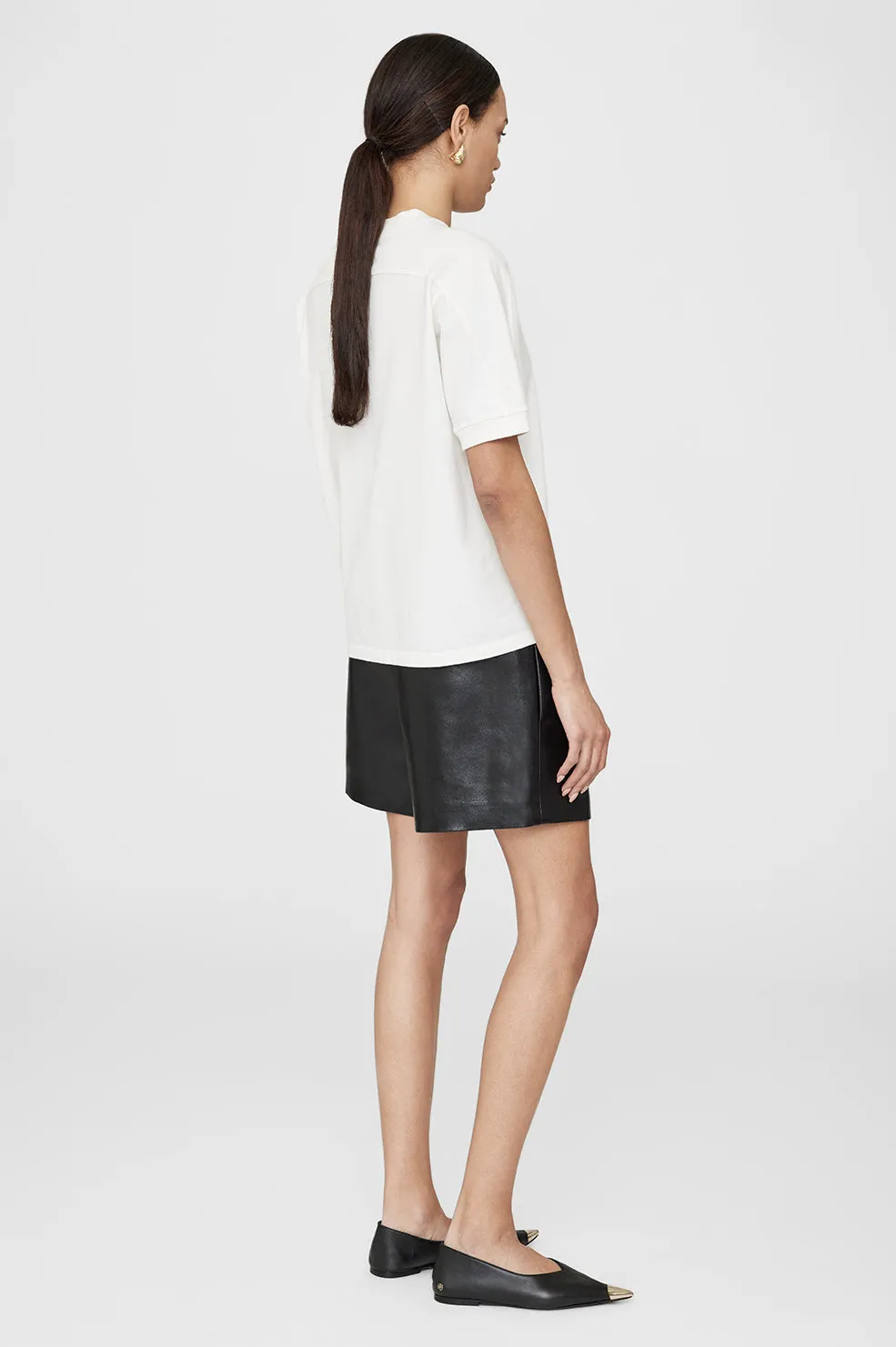 Anine Bing | Jaylin Tee Paris - Ivory sold by Sisters & Co product image thumbnail 2