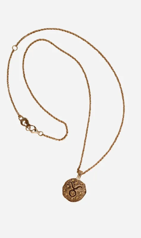Zoe & Morgan | Sun In Taurus Necklace - Gold sold by Sisters & Co