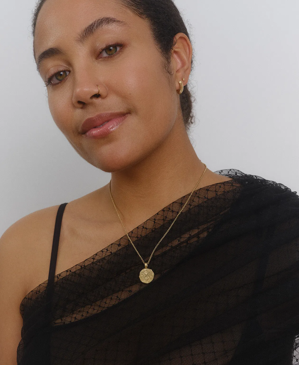 Zoe & Morgan | Sun In Taurus Necklace - Gold sold by Sisters & Co product image thumbnail 3