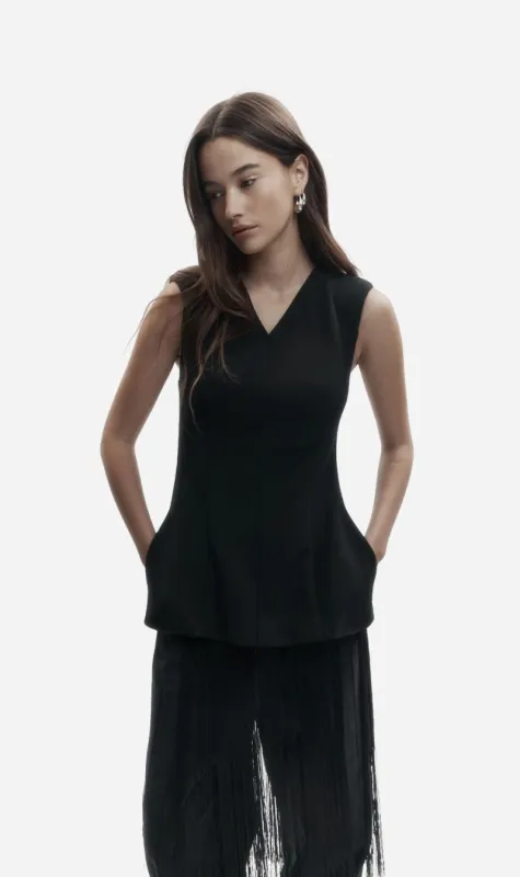Rebe | Form Top - Black sold by Sisters & Co