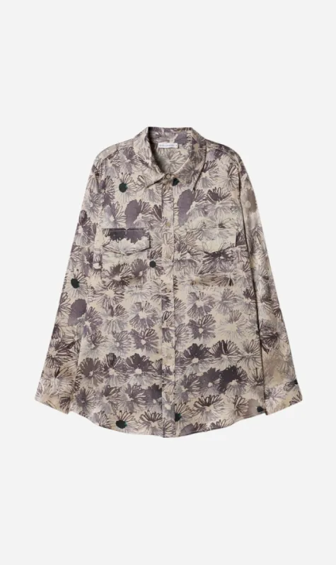Silk Laundry | Boyfriend Silk Shirt - Aster Floral sold by Sister & Co