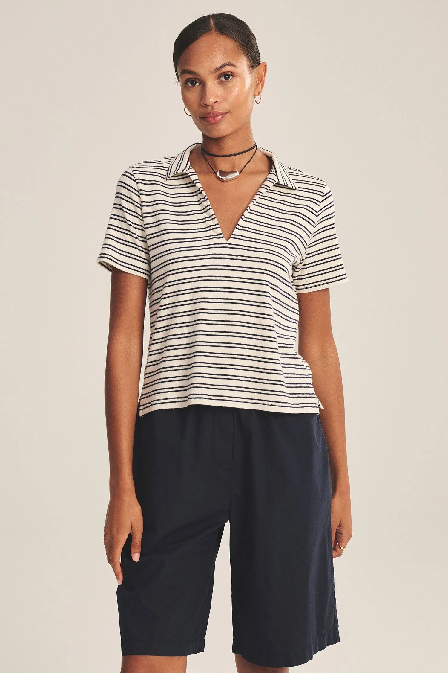 Velvet | Perrin 07 - Natural / Navy sold by Sisters & Co product image thumbnail 3