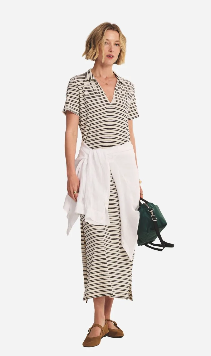 Velvet | Corin 07 - Natural / Navy sold by Sisters & Co