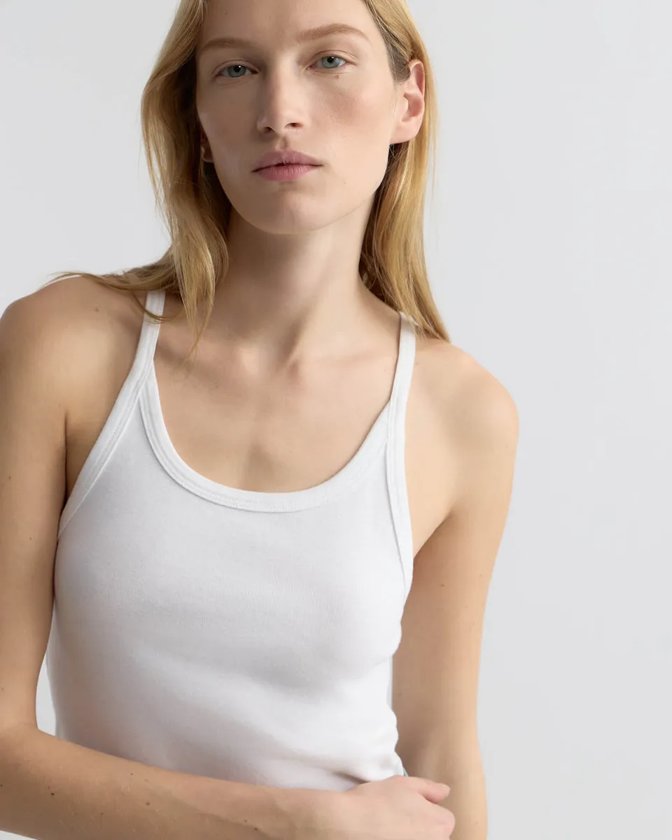 Nili Lotan | Loretta Tank - White sold by Sisters & Co product image thumbnail 3