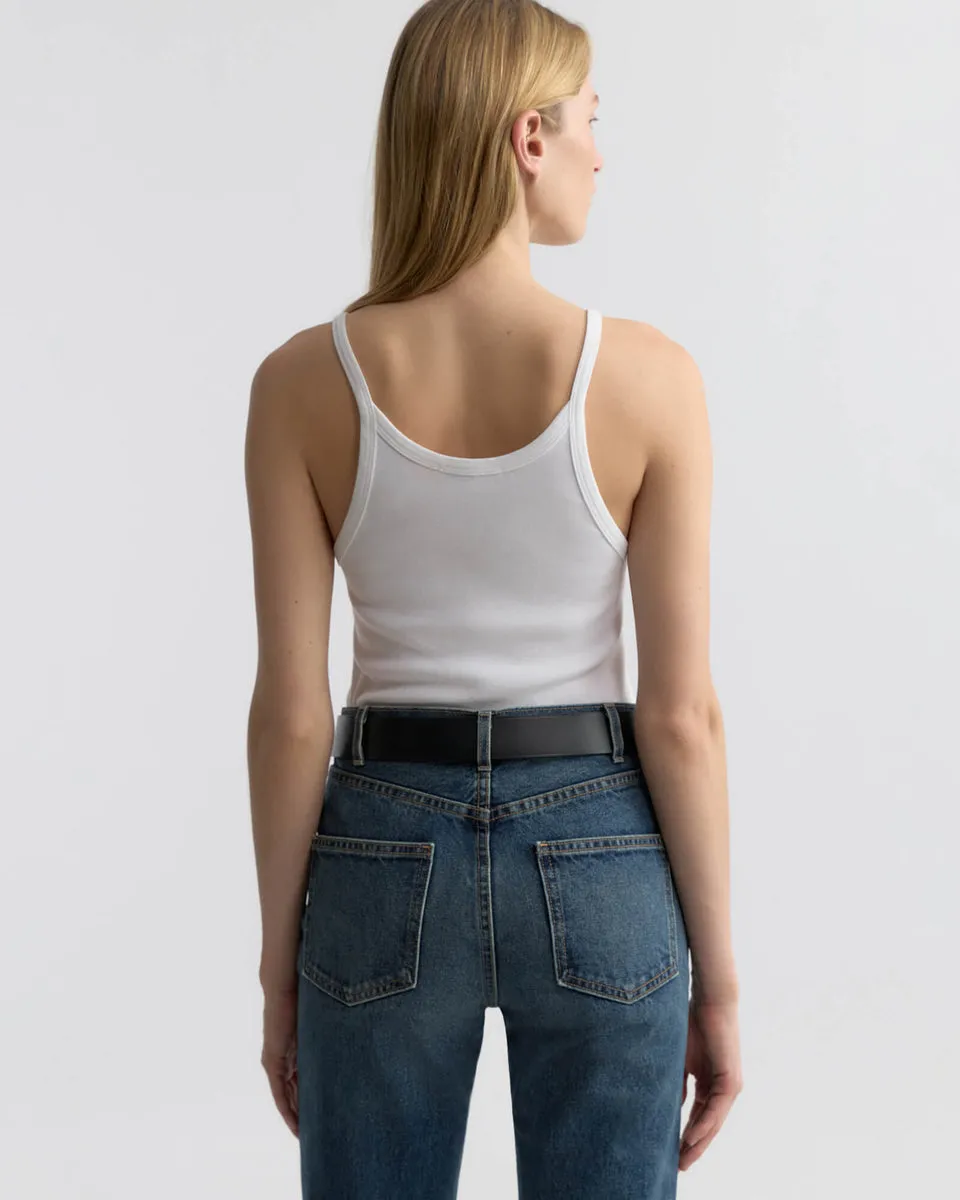 Nili Lotan | Loretta Tank - White sold by Sisters & Co product image thumbnail 4