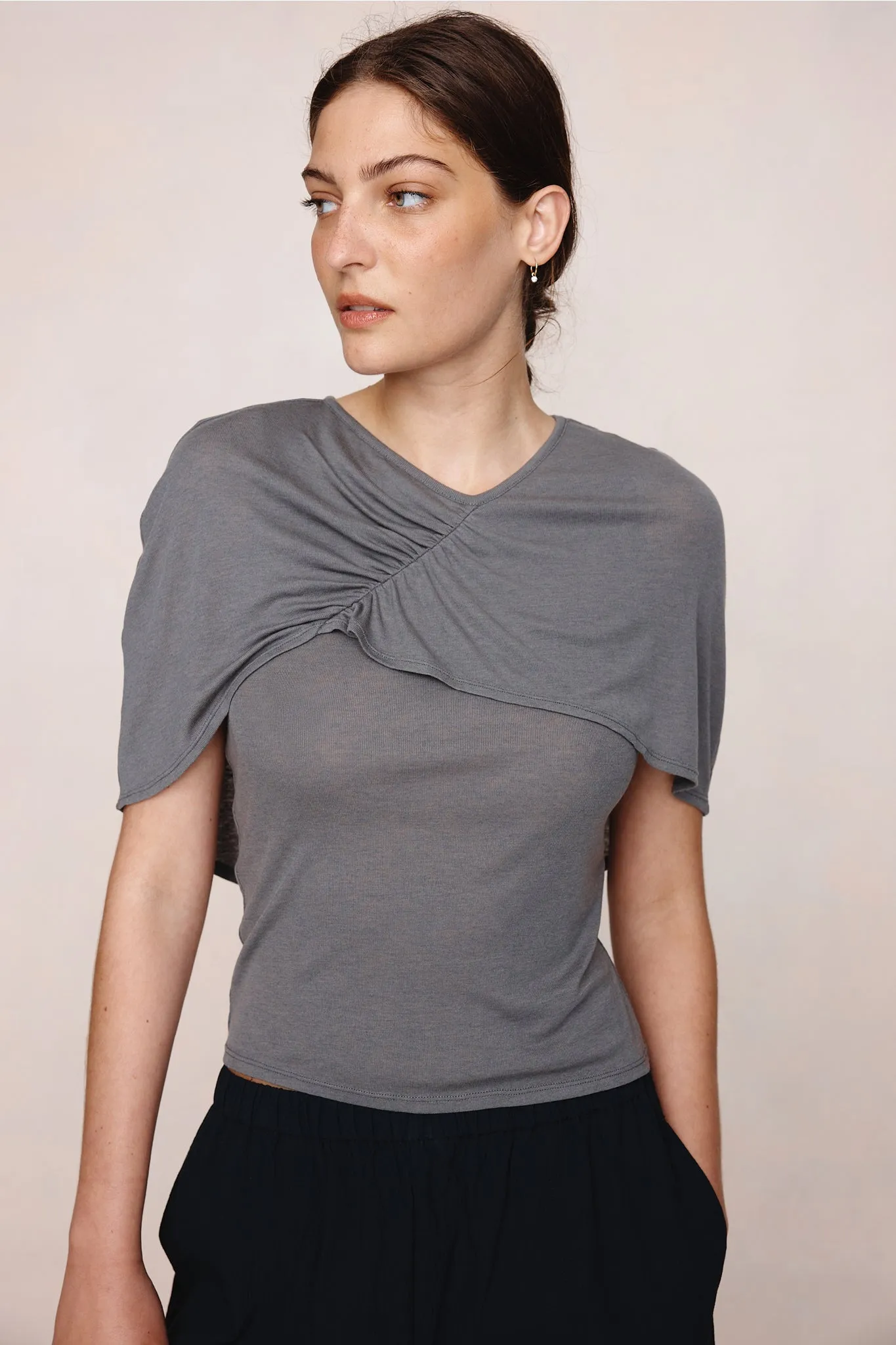 Marle | Ferrago Top - Charcoal sold by Sisters & Co product image thumbnail 2