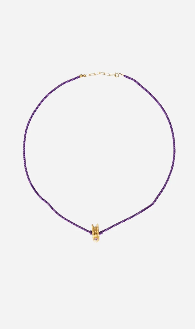 Tityaravy | Vhadee Bracelet - Violet sold by Sisters & Co