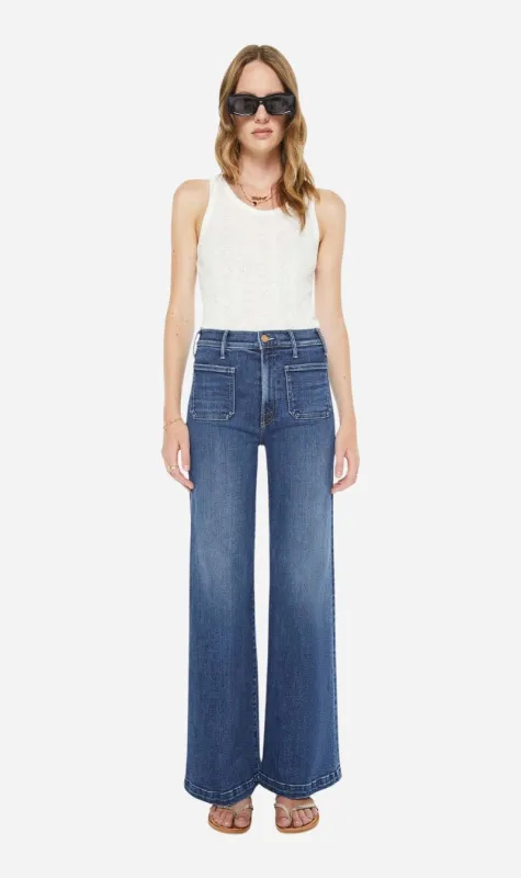 Mother Denim | The Hustler Roller Patch Pocket Skimp - One Last Shot sold by Sisters & Co