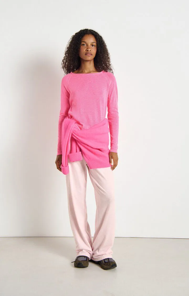 American Vintage | Sonoma Long Sleeve T.Shirt - Fluro Acid Pink sold by Sisters & Co product image thumbnail 2