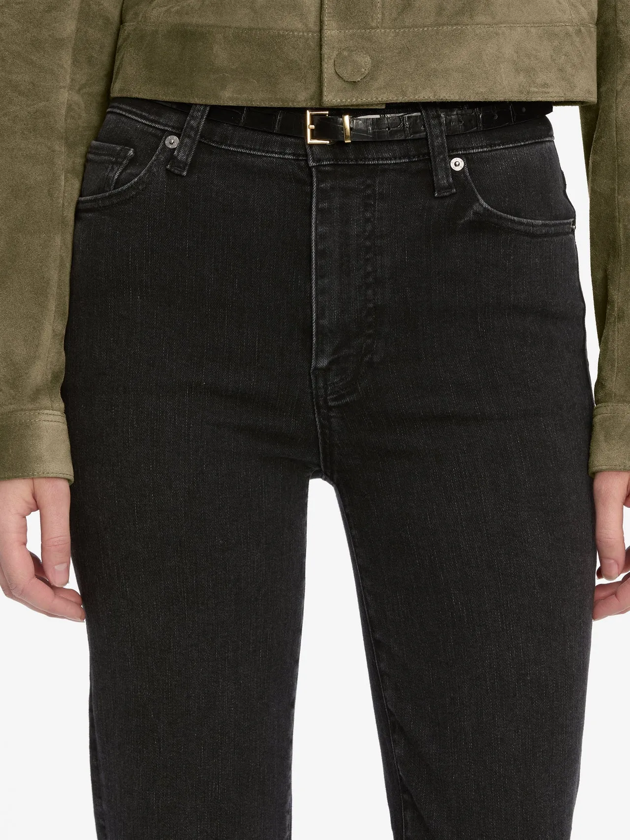 Frame Denim | Le Sleek Straight - Meteor sold by Sisters & Co product image thumbnail 4