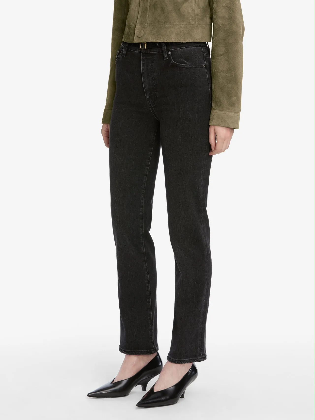 Frame Denim | Le Sleek Straight - Meteor sold by Sisters & Co product image thumbnail 5