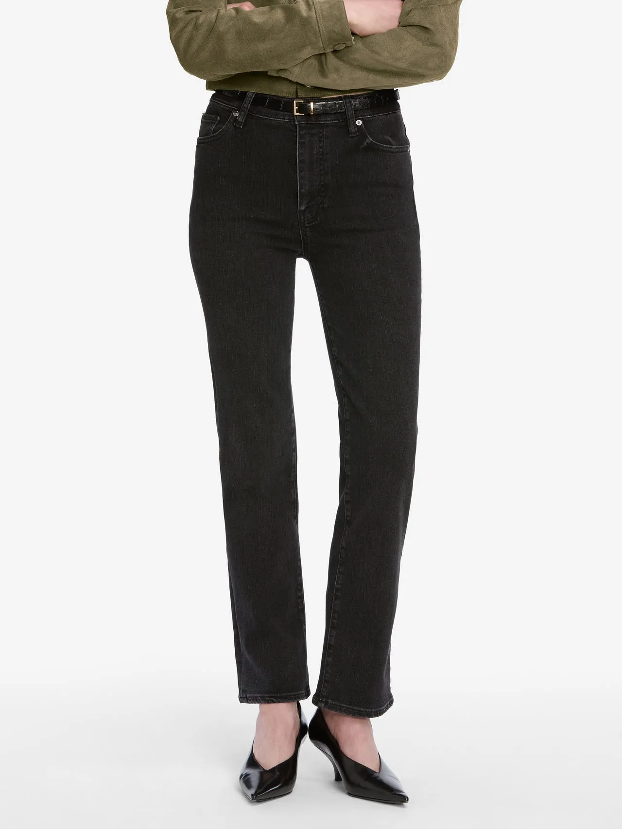 Frame Denim | Le Sleek Straight - Meteor sold by Sisters & Co product image thumbnail 3