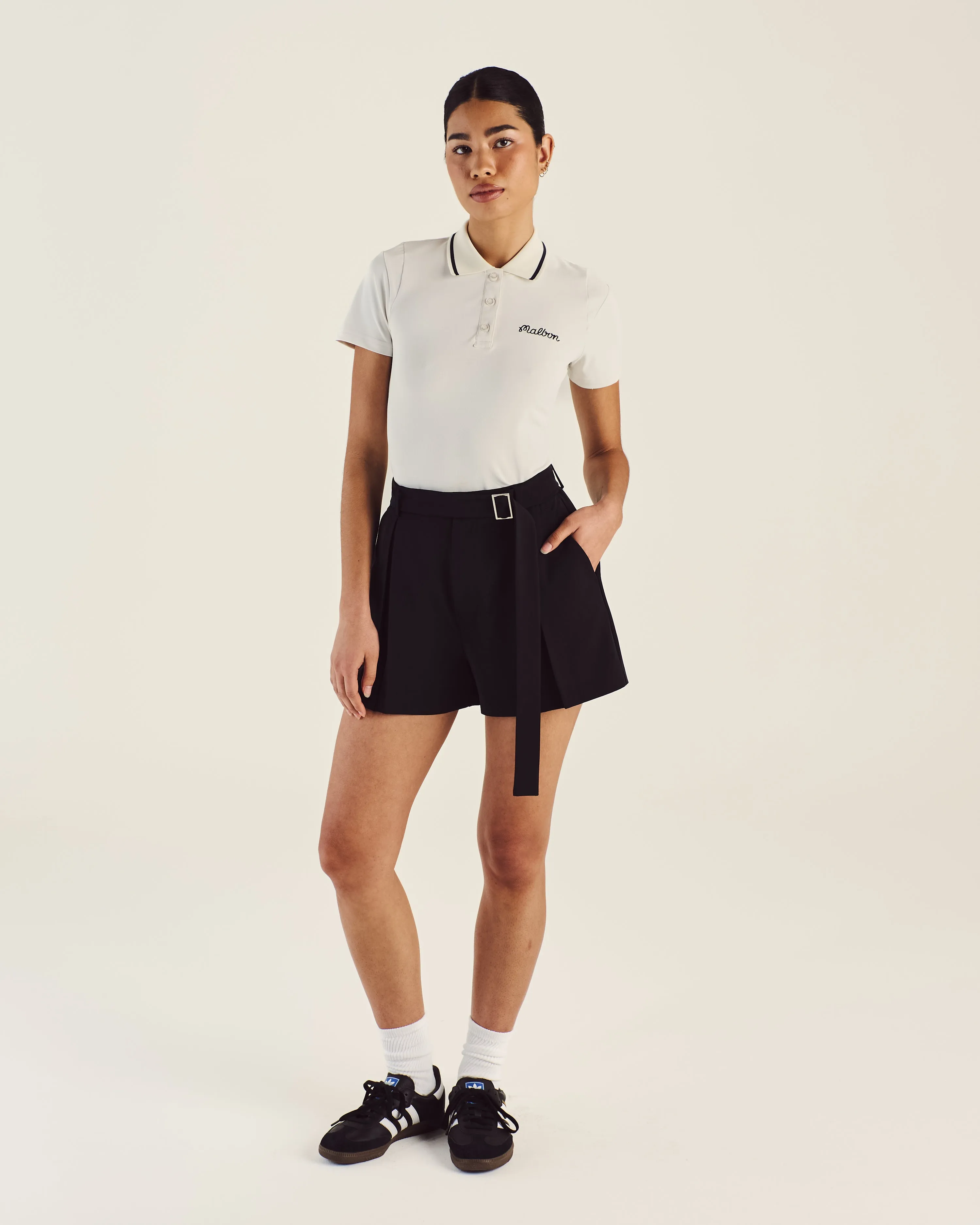 Malbon | Paloma Polo - White / White sold by Sisters & Co product image thumbnail 2