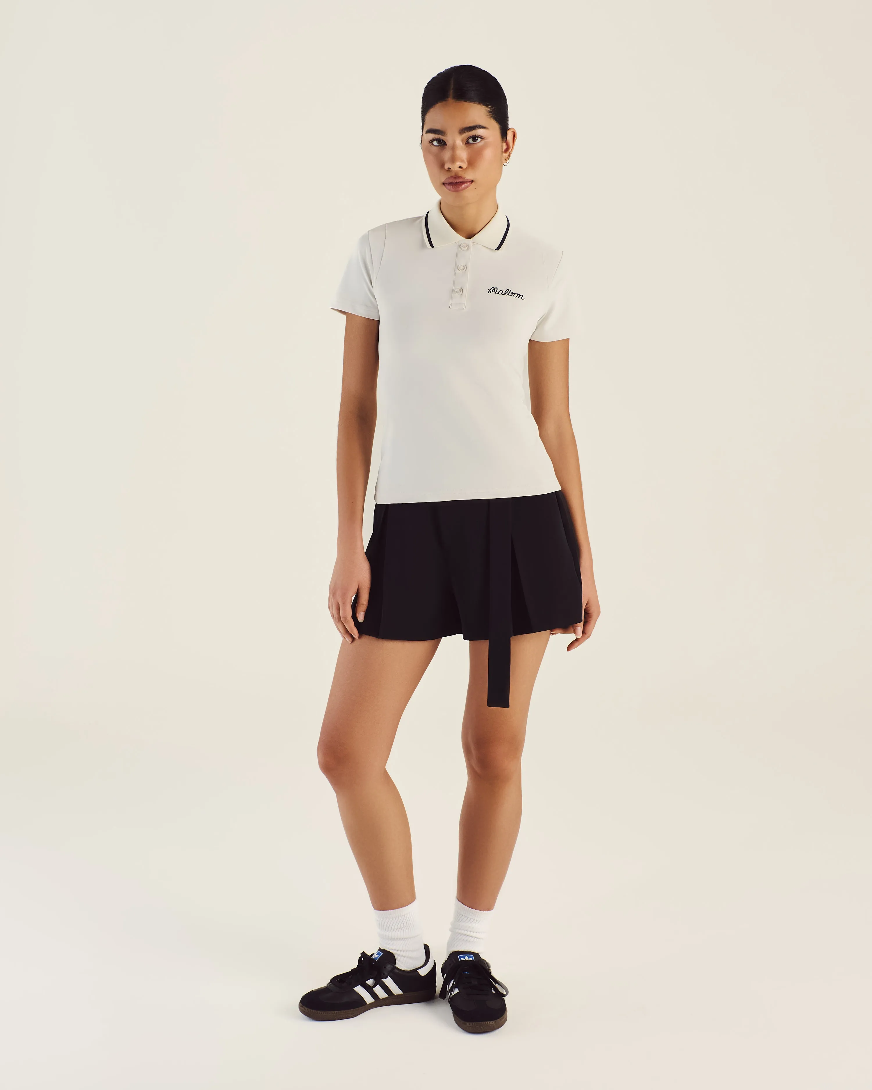Malbon | Paloma Polo - White / White sold by Sisters & Co product image thumbnail 4