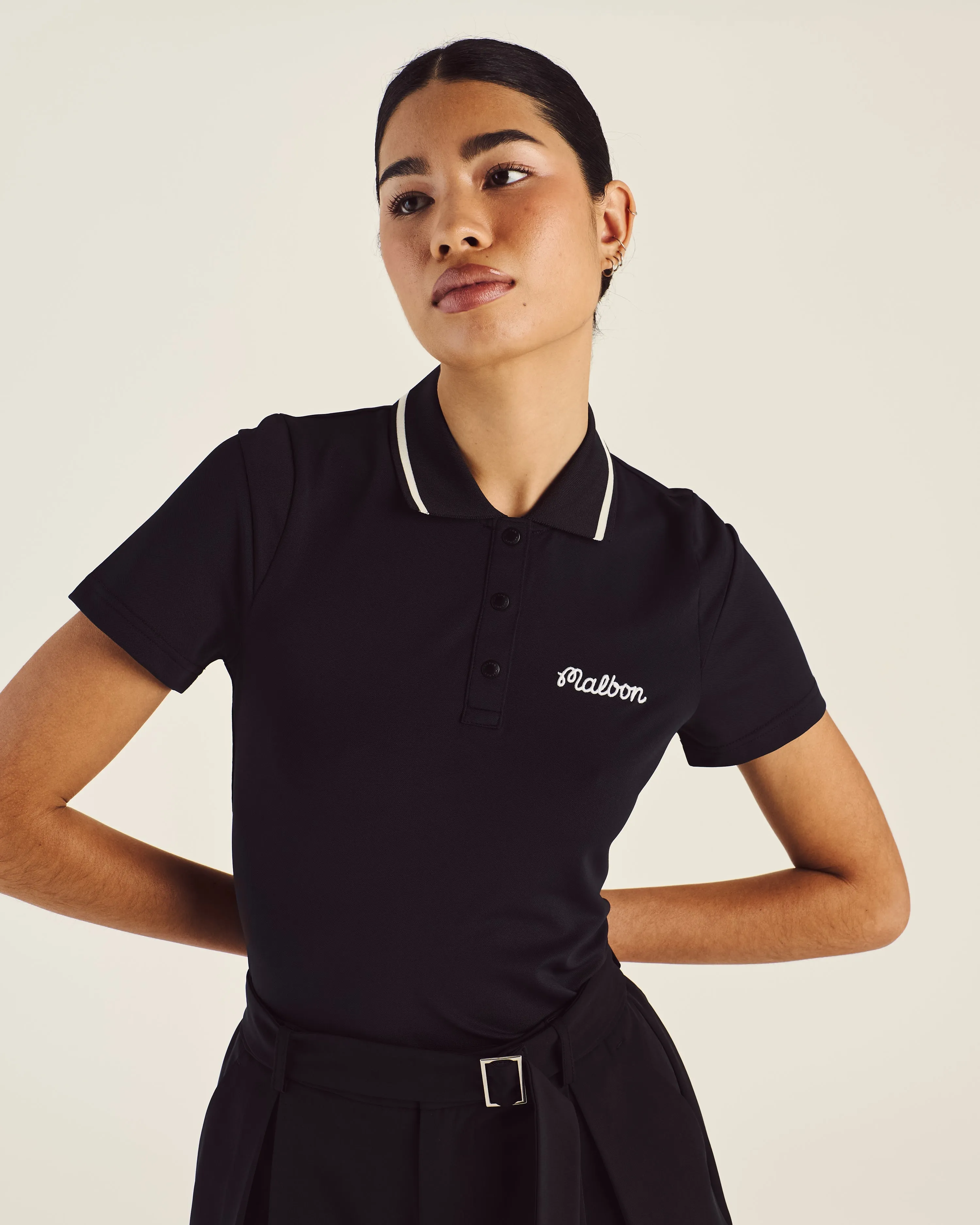 Malbon | Paloma Polo - Black / Black sold by Sisters & Co product image thumbnail 2