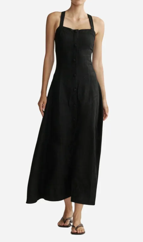 DL1961 | Danika Linen Dress - Black made by DL1961