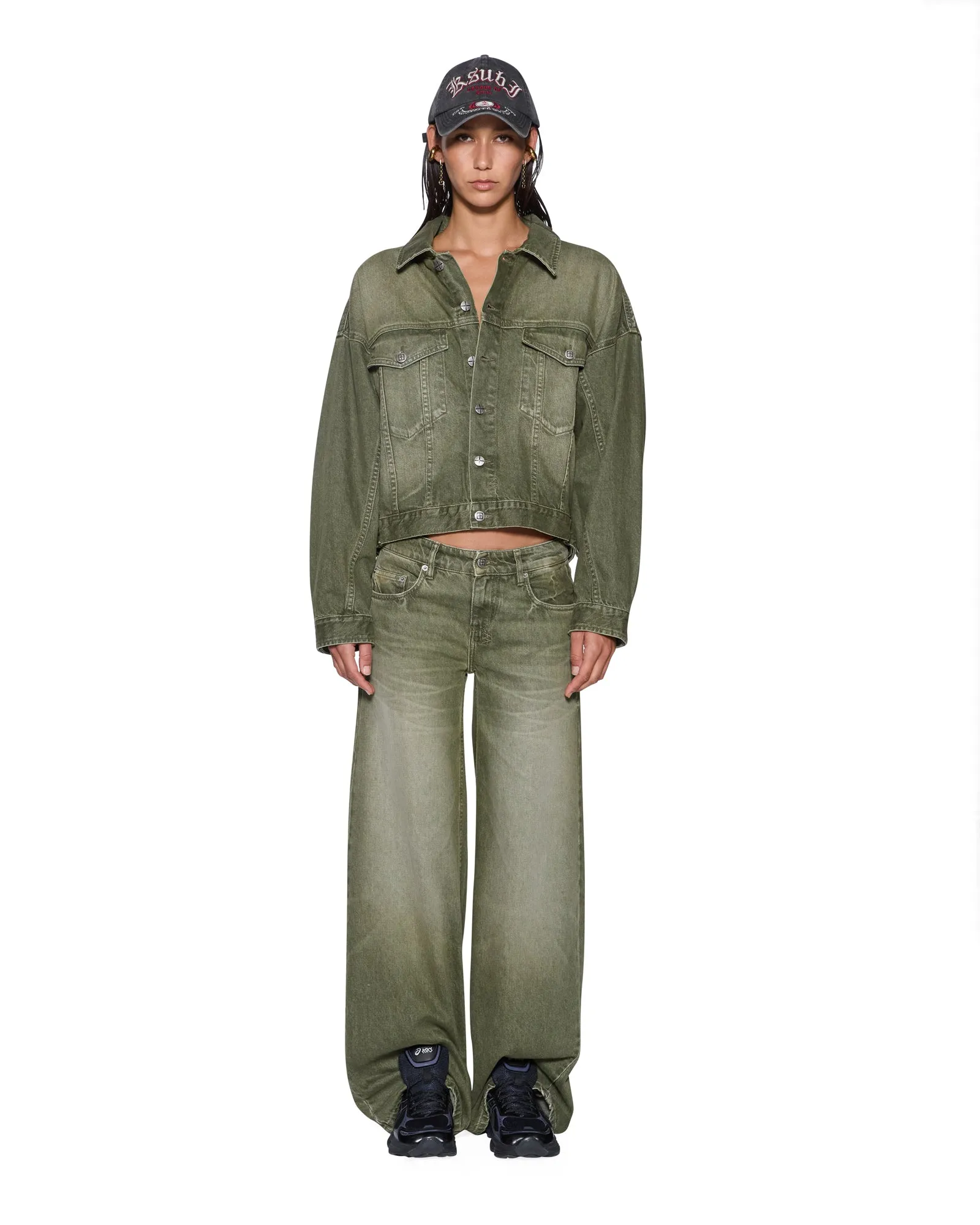 Ksubi | Relax Trucker Jacket - Militant Green sold by Sisters & Co product image thumbnail 2