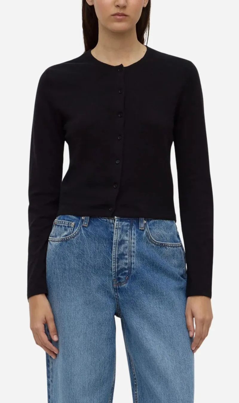 Assembly Label | Tilly Cotton Cashmere Cardigan - Black sold by Sisters & Co