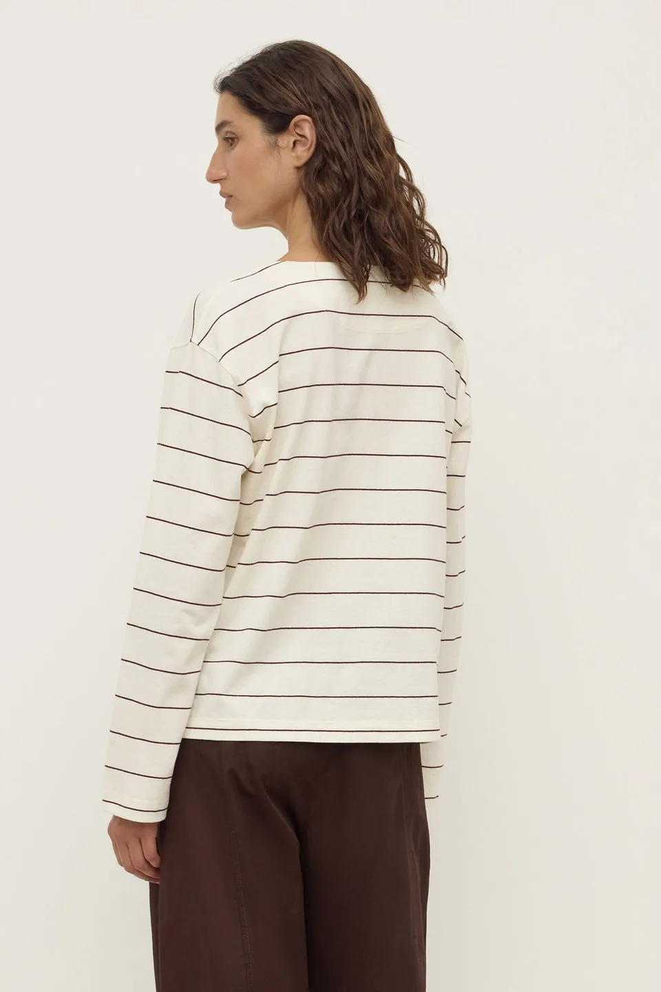 Assembly Label | Scout Long Sleeve Tee - Cream/Mulberry sold by Sisters & Co product image thumbnail 4