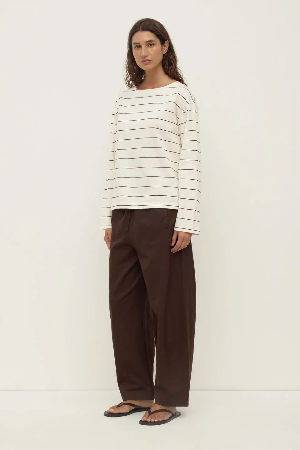 Assembly Label | Scout Long Sleeve Tee - Cream/Mulberry sold by Sisters & Co product image thumbnail 3