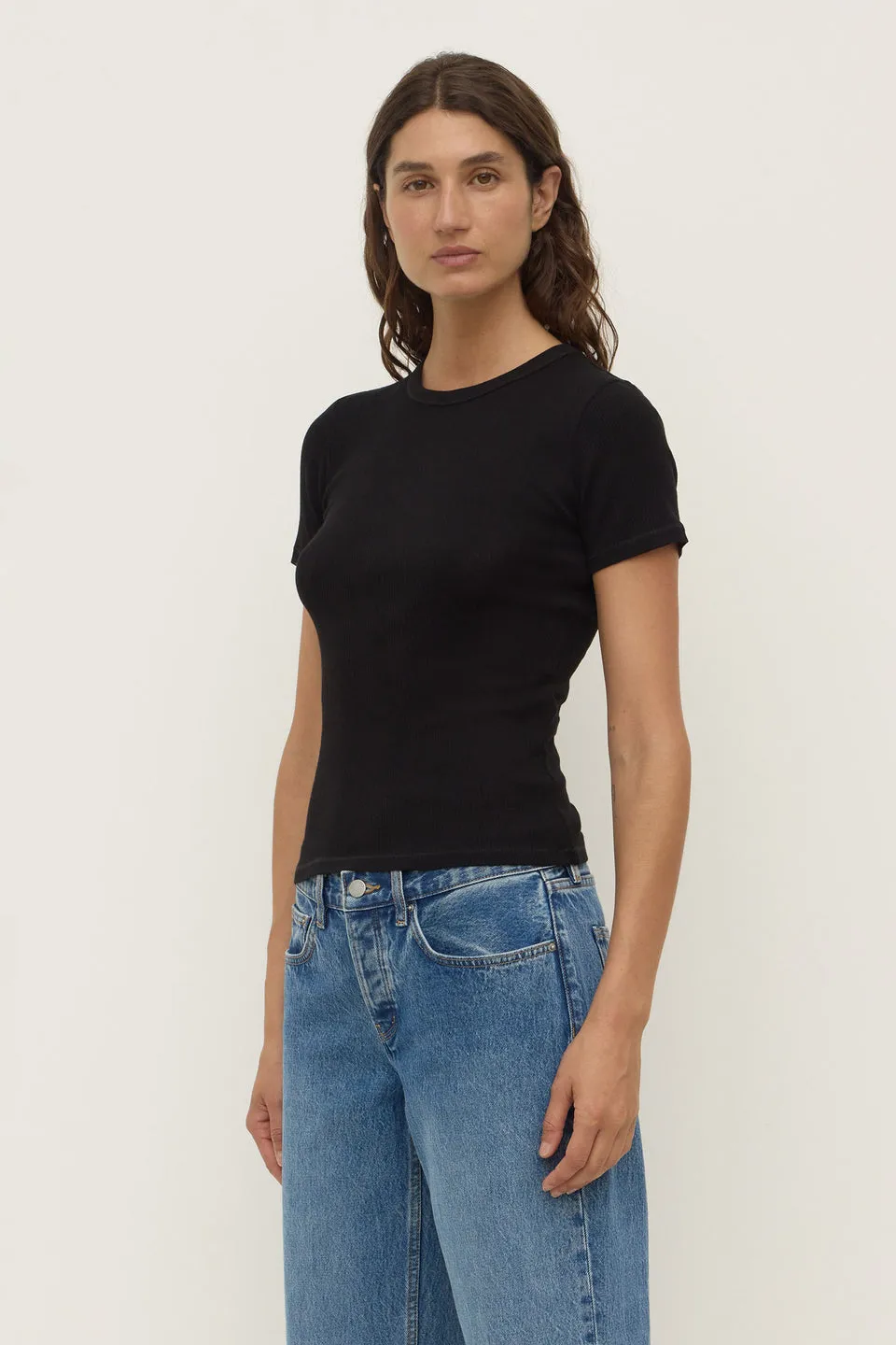 Assembly Label | Zali Short Sleeve Tee - Black sold by Sisters & Co product image thumbnail 4