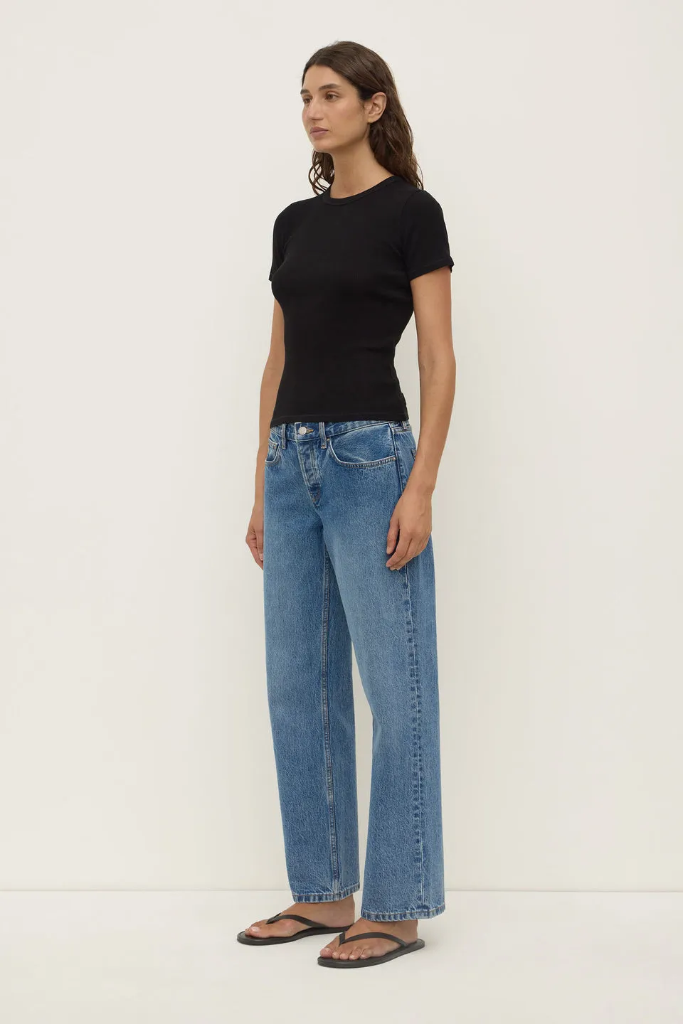 Assembly Label | Zali Short Sleeve Tee - Black sold by Sisters & Co product image thumbnail 3