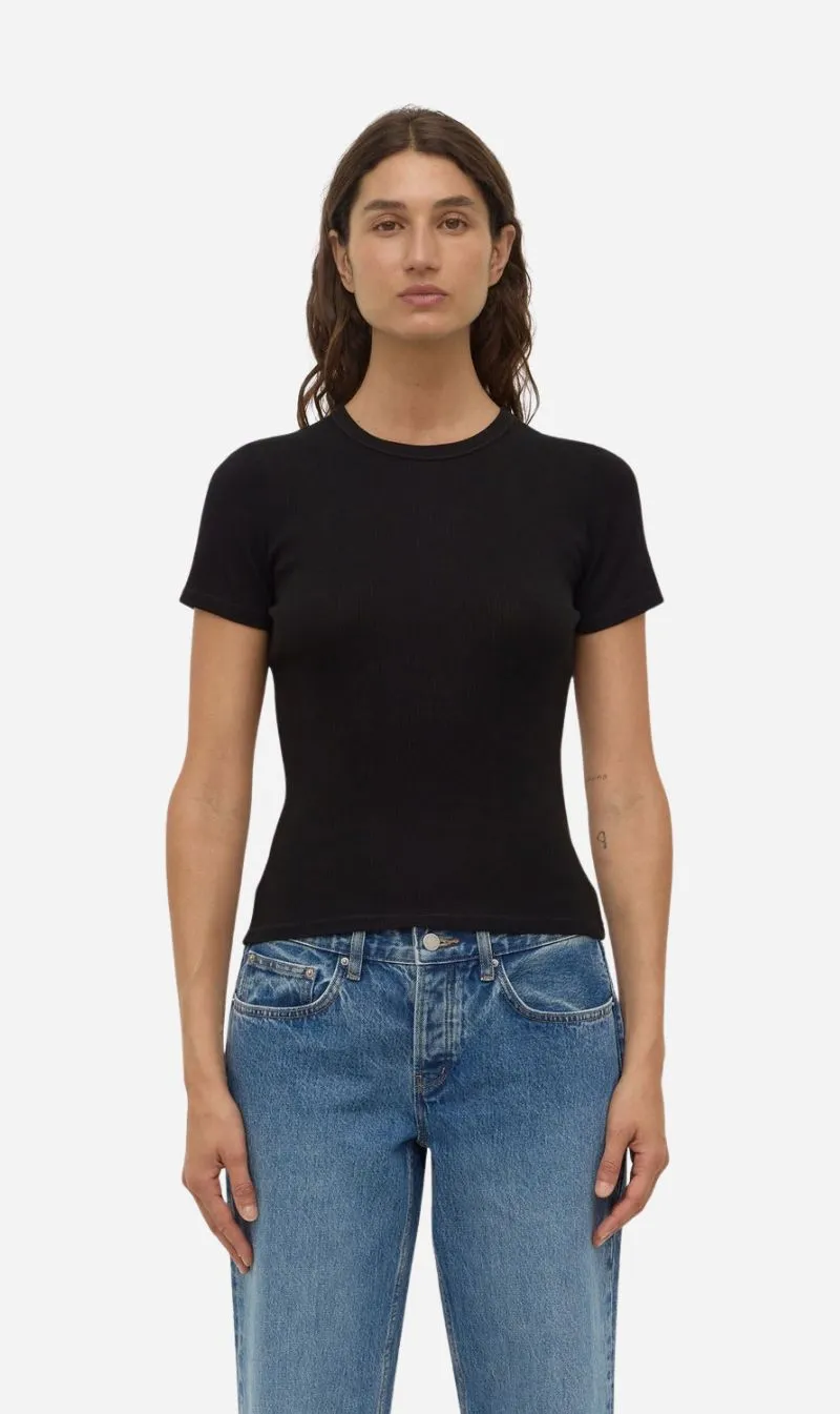Assembly Label | Zali Short Sleeve Tee - Black sold by Sisters & Co