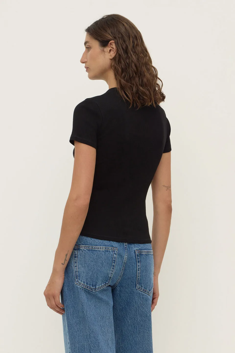 Assembly Label | Zali Short Sleeve Tee - Black sold by Sisters & Co product image thumbnail 5