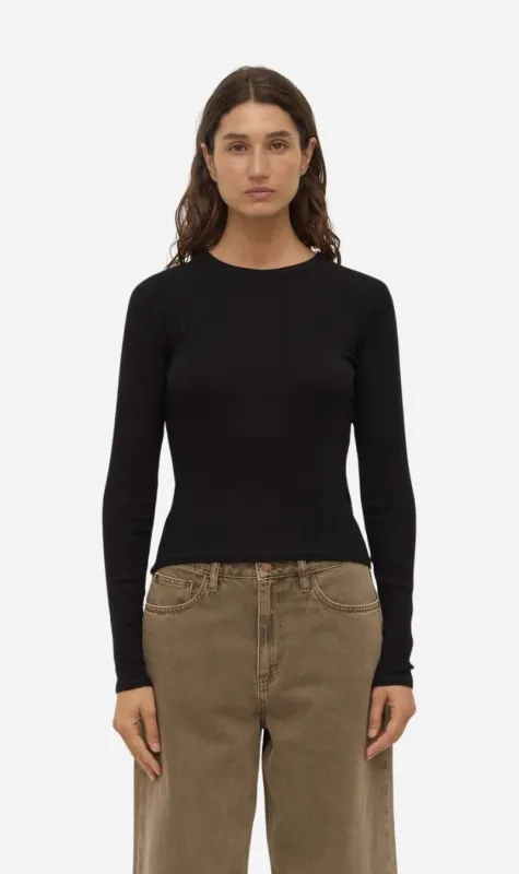 Assembly Label | Zali Long Sleeve Tee - Black made by Assembly Label