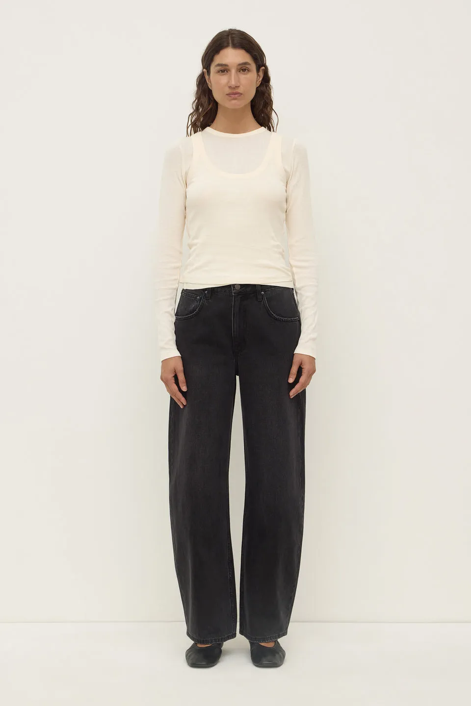 Assembly Label | Zali Long Sleeve Tee - Cream sold by Sisters & Co product image thumbnail 4