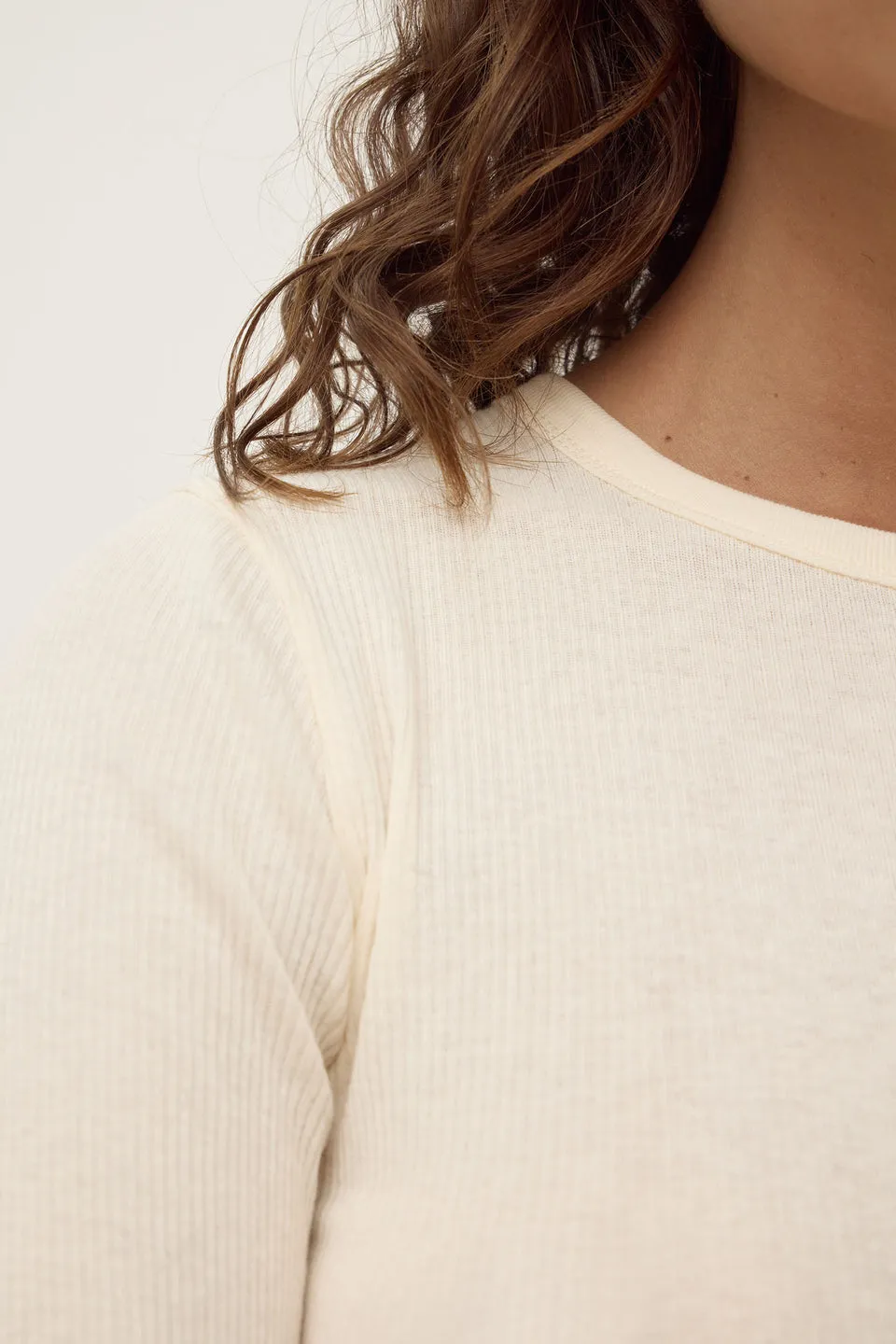 Assembly Label | Zali Long Sleeve Tee - Cream sold by Sisters & Co product image thumbnail 5