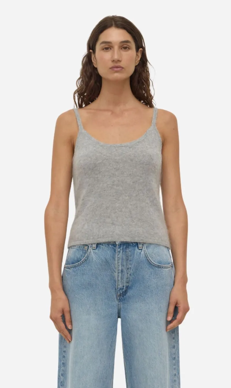Assembly Label | Carina Wool Tank - Grey Marle sold by Sisters & Co