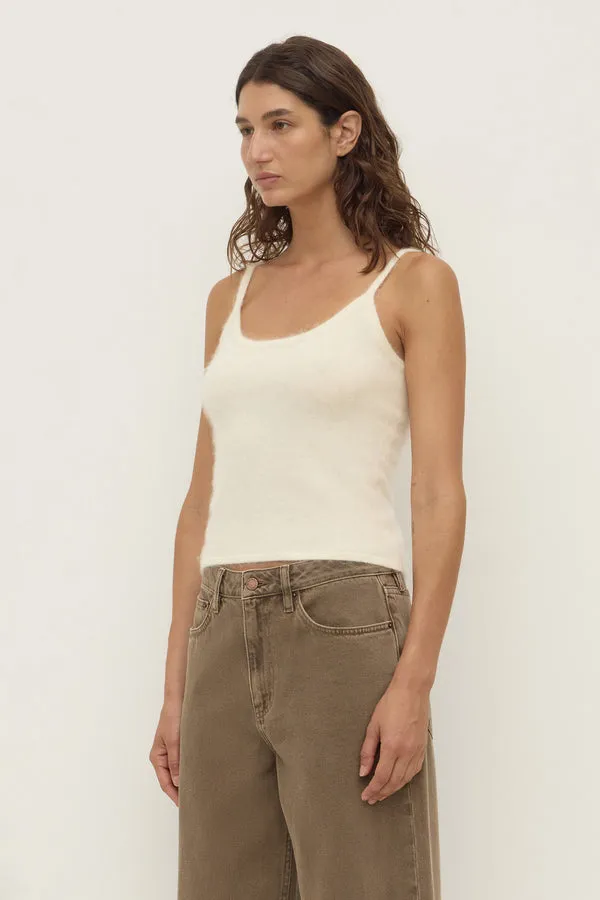Assembly Label | Carina Wool Tank - Cream sold by Sisters & Co product image thumbnail 4