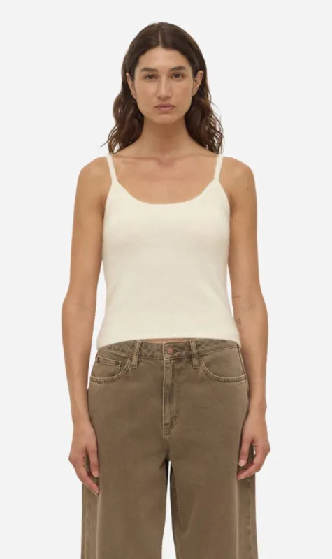 Assembly Label | Carina Wool Tank - Cream sold by Sisters & Co