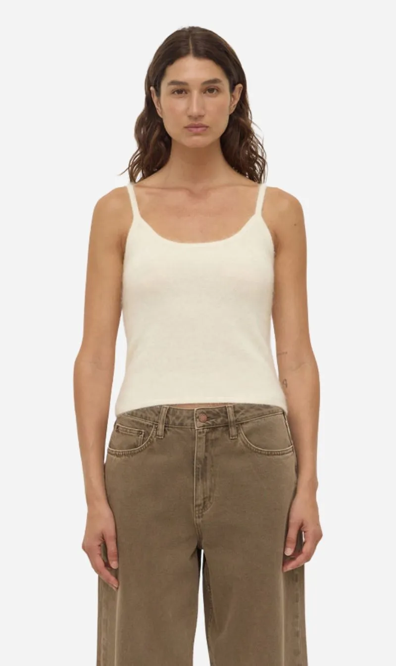 Assembly Label | Carina Wool Tank - Cream sold by Sisters & Co