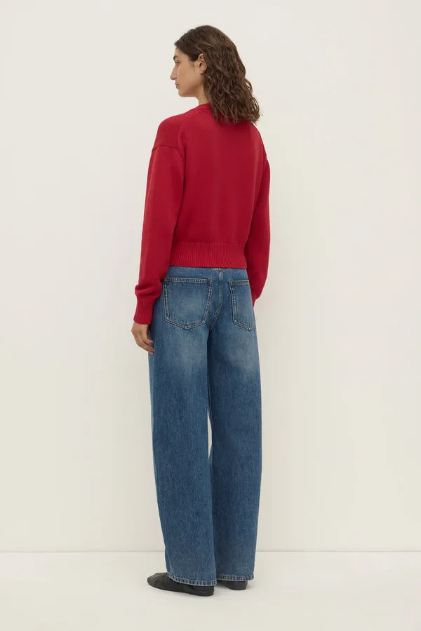 Assembly Label | Meri Knit Cardigan - Mulberry sold by Sisters & Co product image thumbnail 5