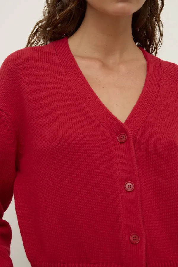 Assembly Label | Meri Knit Cardigan - Mulberry sold by Sisters & Co product image thumbnail 2