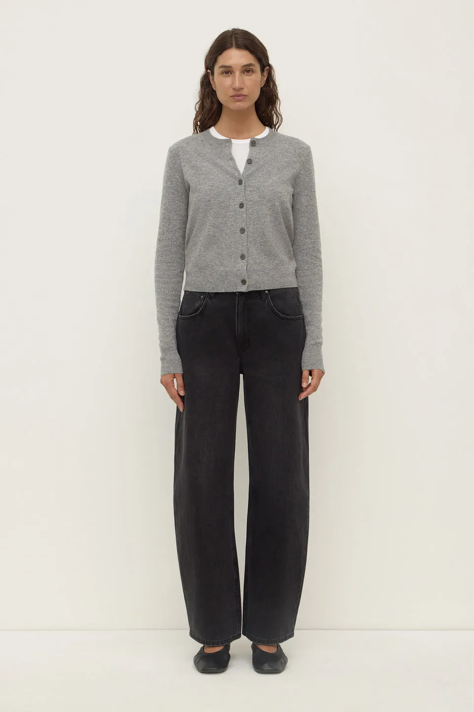 Assembly Label | Benny Knit Cardigan - Grey Marle sold by Sisters & Co product image thumbnail 3